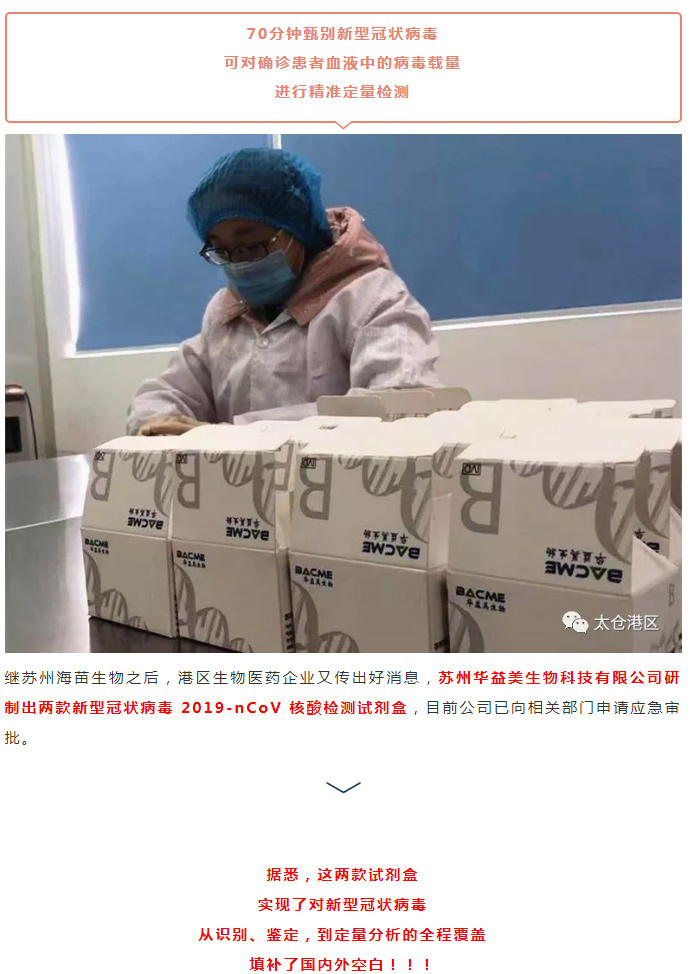 【戰(zhàn)“疫”一線】抗擊疫情再發(fā)力！又一家港區(qū)生物醫(yī)藥企業(yè)研制出高性能新冠病毒核酸檢測試劑盒！